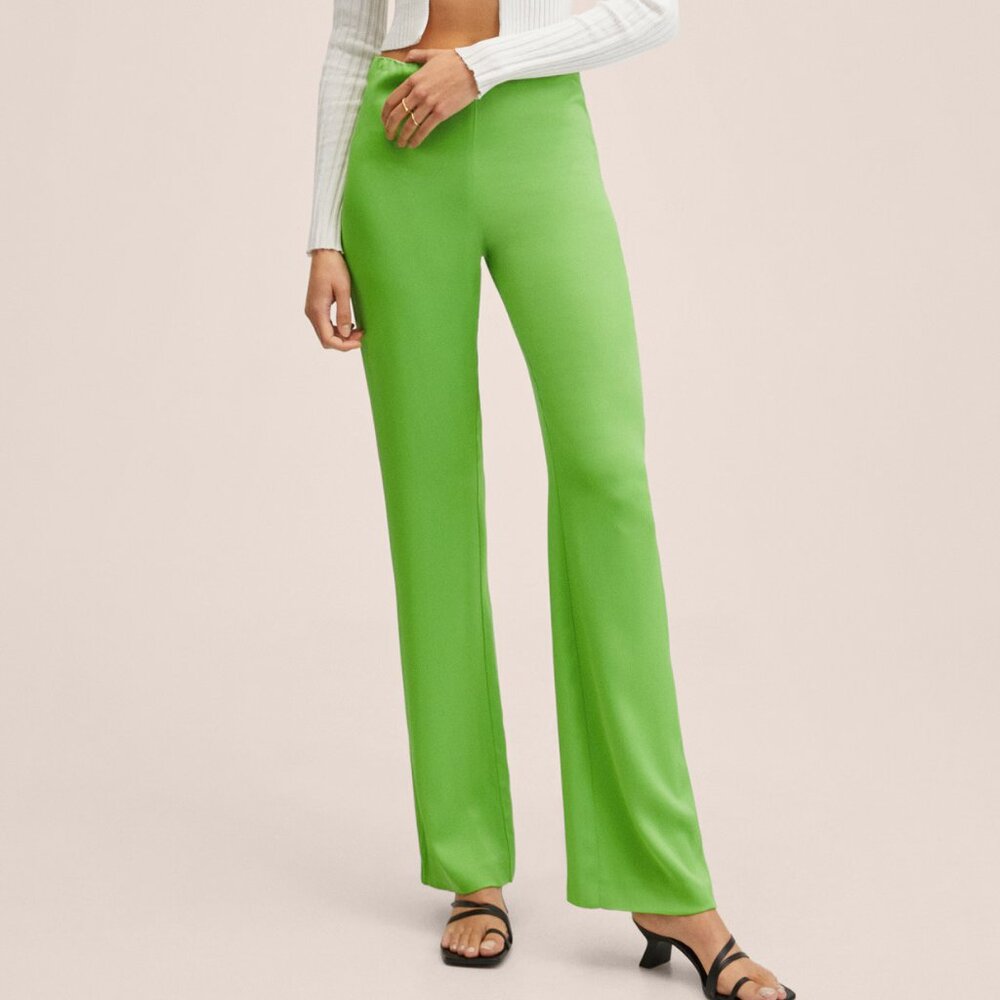 Mango Flowy straight-fit pants Size XL